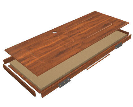 SGS Certified Vermiculite Panels Fireproof Door Core Boards 25mm Eco Friendly