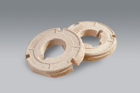 Non Combustible Vermiculite Brick Fired Refractory Shapes Parts Thermal Insulation