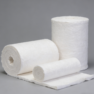 1430°C Wool Fiber Ceramic Blanket Insulation White Fireproofing 70kpa