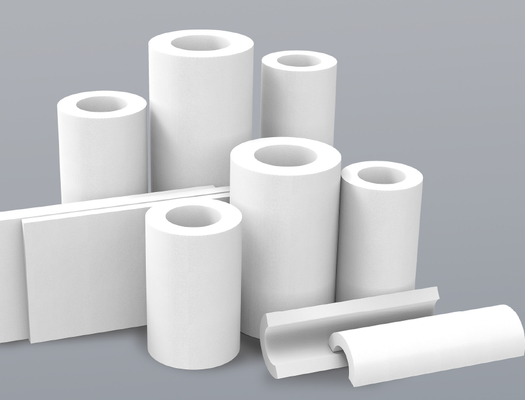 Fireproof Calcium Silicate Shapes Sheet Tube Rods 950 Kg/M³