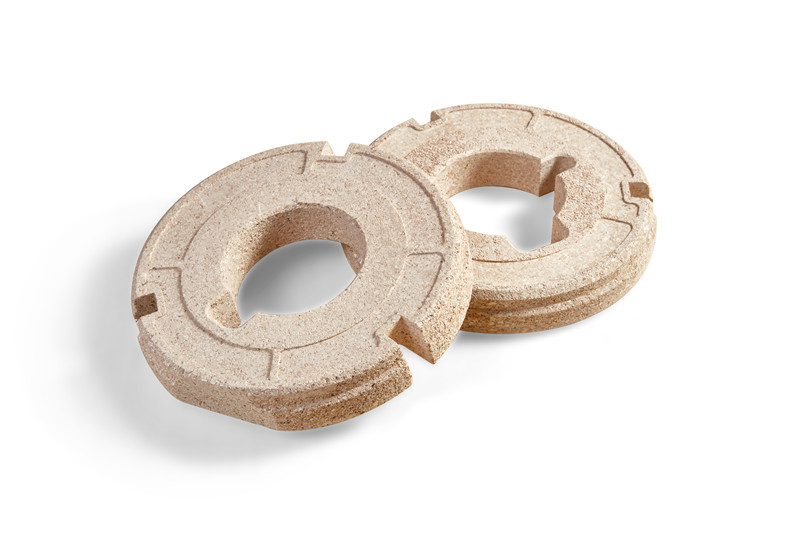 Eco Friendly Vermiculite Shapes Plate Odorless Natural Mineral Materials