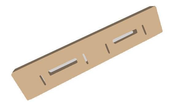 Insulation Precast Refractory Shapes Vermiculite Register Plate For Stoves Kilns