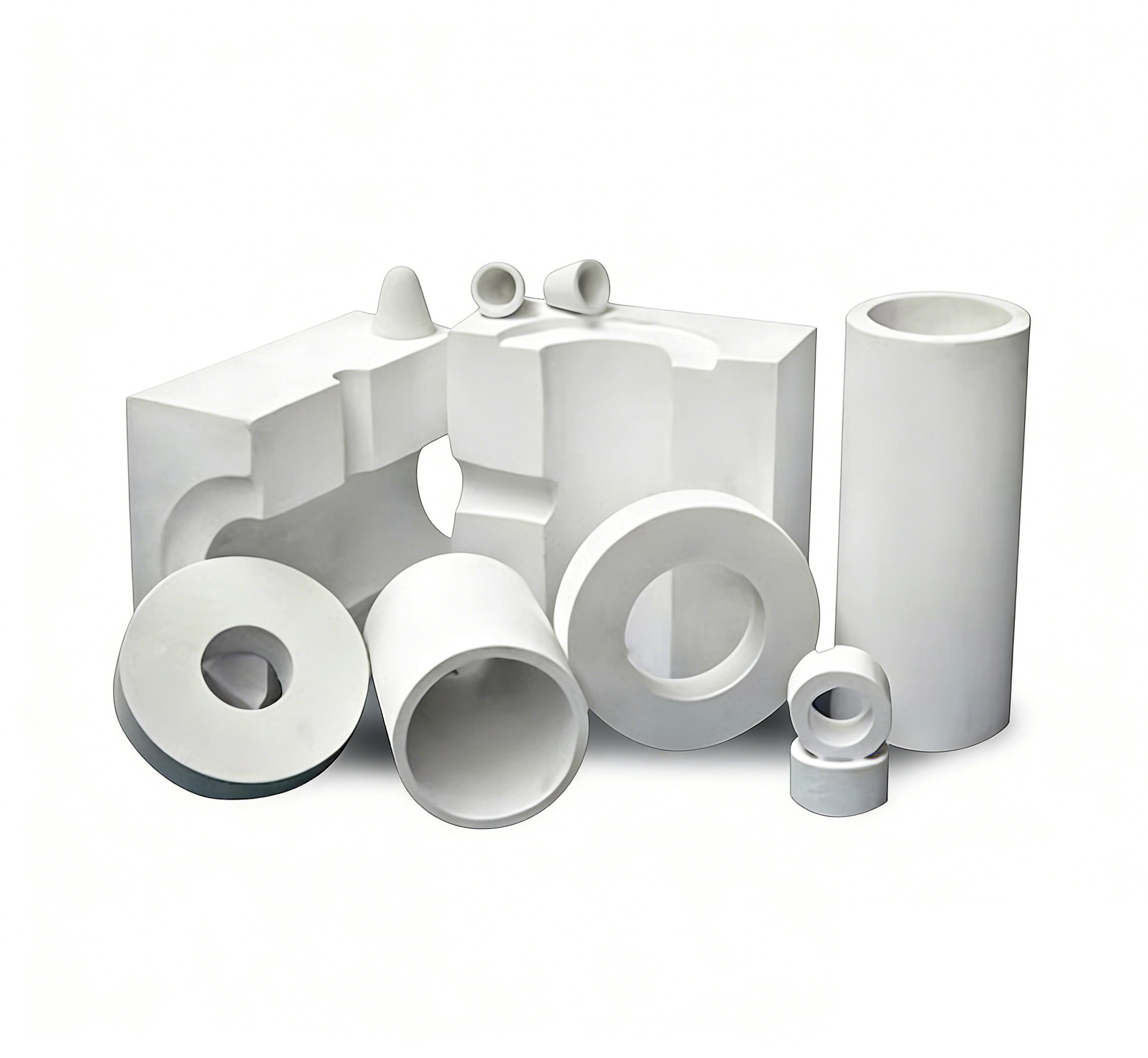 High Temperature 1100°C Calcium Silicate Shapes Pipe For Furnances Stoves Moisture Resistance