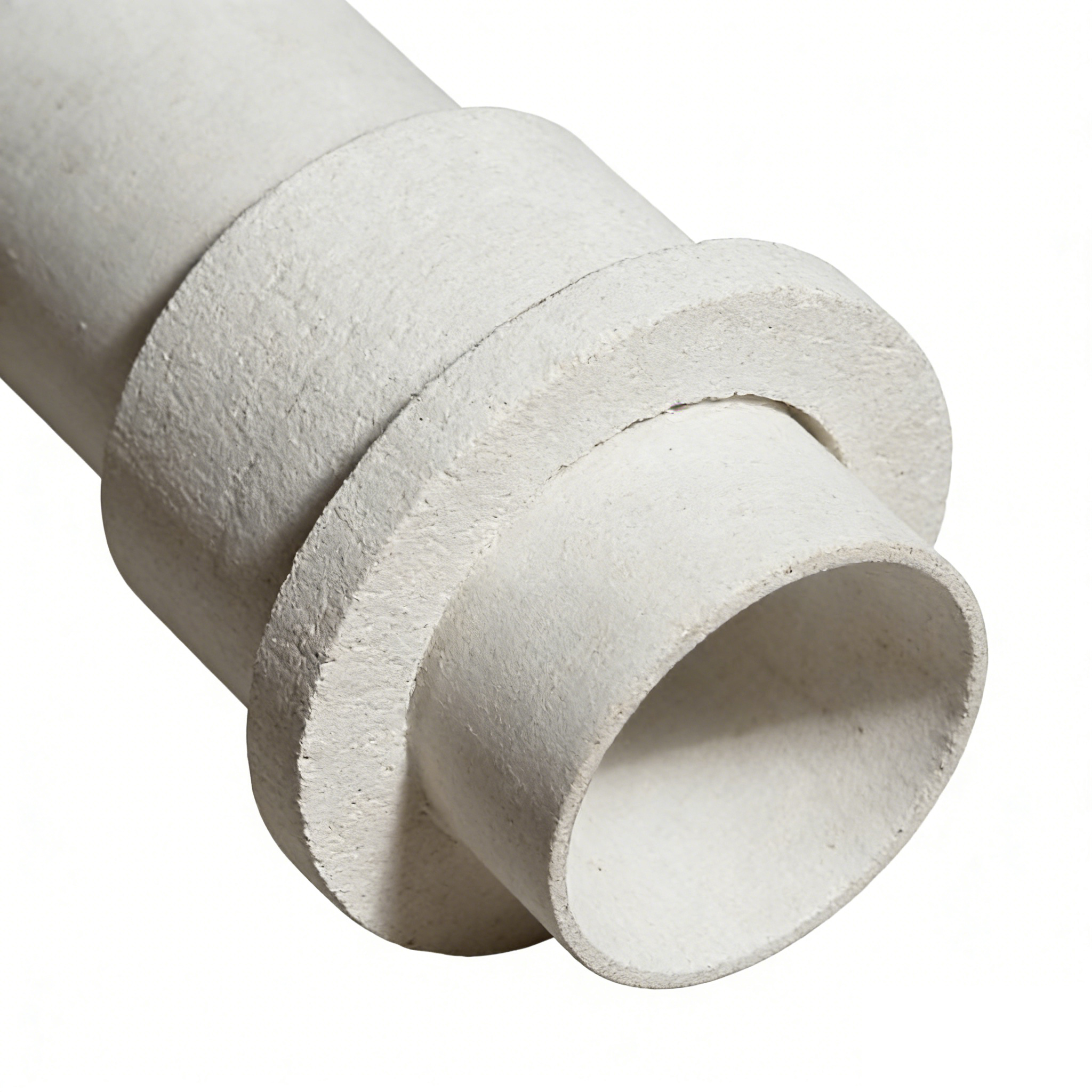 Tailored Vacuum Formed Fire Brick Shapes Fiber Alumina Ceramic Tube