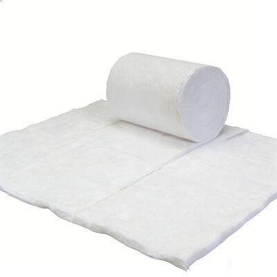 1430°C Wool Fiber Ceramic Blanket Insulation White Fireproofing 70kpa